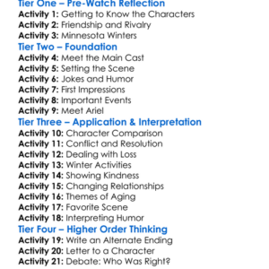 Grumpy Old Men 1993 Worksheet Activity Booklet