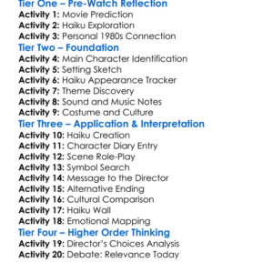 Haiku 1987 Worksheet Activity Booklet