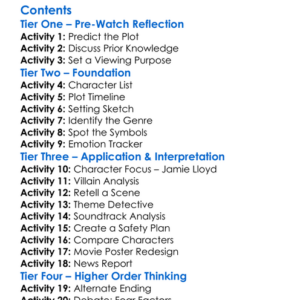 Halloween 4 The Return Of Michael Myers 1988 Worksheet Activity Booklet