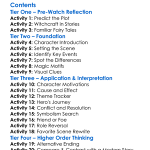 Hansel  Gretel Warriors Of Witchcraft 2013 Worksheet Activity Booklet