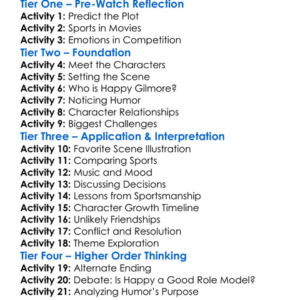 Happy Gilmore 1996 Worksheet Activity Booklet