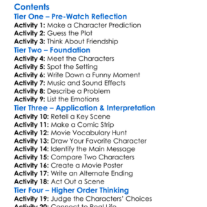 Happy Tree Friends Worksheet Activity Booklet