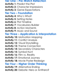 Hard Target 1993 Worksheet Activity Booklet