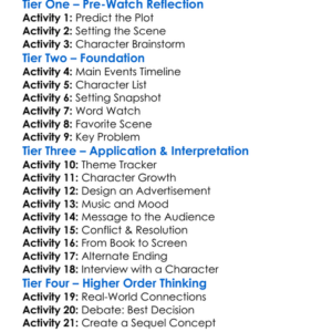 Harvest 2025 Worksheet Activity Booklet