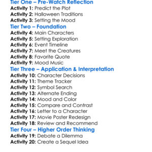 Haul Out The Halloween 2025 Worksheet Activity Booklet