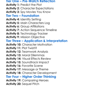 Heart Of Stone 2023 Worksheet Activity Booklet