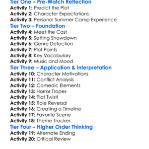 Hell Of A Summer 2023 Worksheet Activity Booklet