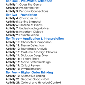 Hell Riders 1984 Worksheet Activity Booklet