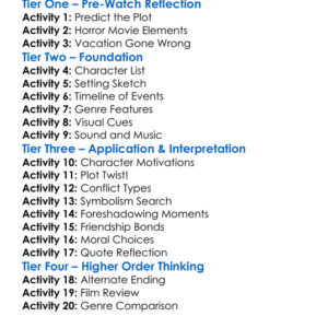 Hell Trip 2018 Worksheet Activity Booklet