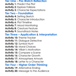 Hellboy The Crooked Man 2024 Worksheet Activity Booklet
