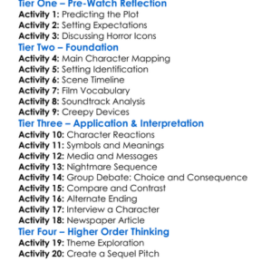 Hellraiser Deader 2005 Worksheet Activity Booklet