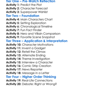 Henry Danger The Movie 2025 Worksheet Activity Booklet