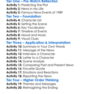 Here Is The News 1989 Worksheet Activity Booklet