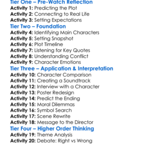 High Rollers 2025 Worksheet Activity Booklet