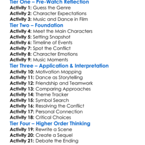 High Strung 2016 Worksheet Activity Booklet