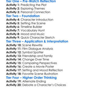 High Tide 1987 Worksheet Activity Booklet