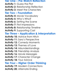 Hitch 2005 Worksheet Activity Booklet