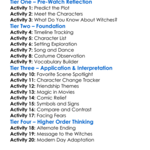 Hocus Pocus Worksheet Activity Booklet