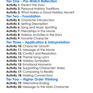 Holiday Harmony 2022 Worksheet Activity Booklet