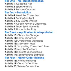 Home Team Worksheet Activity Booklet