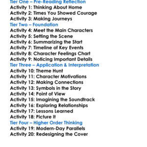 Home Toni Morrison Worksheet Activity Booklet