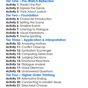 Homicide 1991 Worksheet Activity Booklet