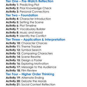 Hoodlums 1980 Worksheet Activity Booklet