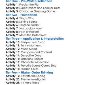 Hoodwinked 2005 Worksheet Activity Booklet