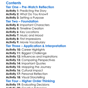 How Did Woody Allen Become Woody Allen 2021 Worksheet Activity Booklet