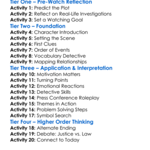 How She Caught A Killer 2023 Worksheet Activity Booklet