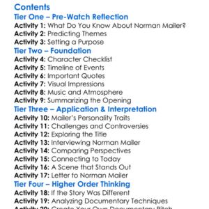 How To Come Alive With Norman Mailer 2023 Worksheet Activity Booklet