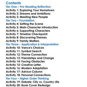 Hudson River Bracketed Edith Wharton Worksheet Activity Booklet