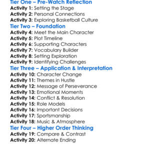 Hustle 2022 Worksheet Activity Booklet