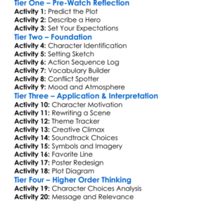 I Am Vengeance Retaliation 2020 Worksheet Activity Booklet