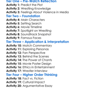 I Like To Hurt People 1985 Worksheet Activity Booklet