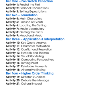 I Swear I Was There 2001 Worksheet Activity Booklet