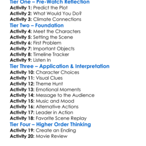 Ice Fall 2025 Worksheet Activity Booklet