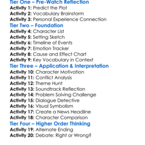 Ice Road Vengeance 2025 Worksheet Activity Booklet