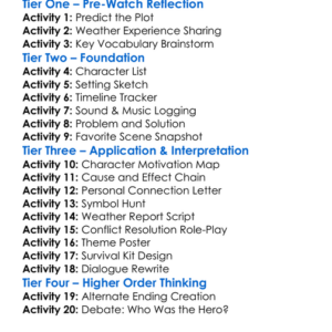 Ice Storm 2023 Worksheet Activity Booklet