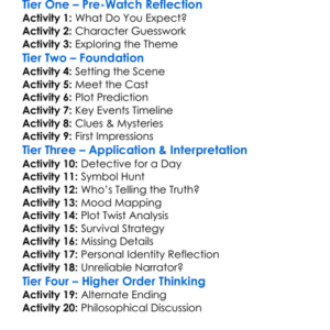 Identity 2003 Worksheet Activity Booklet