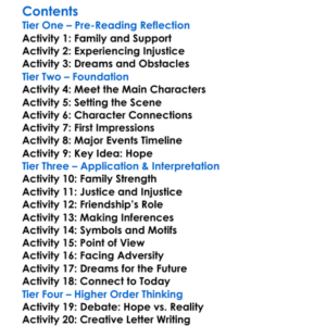 If Beale Street Could Talk James Baldwin Worksheet Activity Booklet