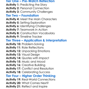 If You Build It Worksheet Activity Booklet