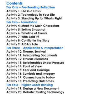 Illuminae Amie Kaufman  Jay Kristoff Worksheet Activity Booklet