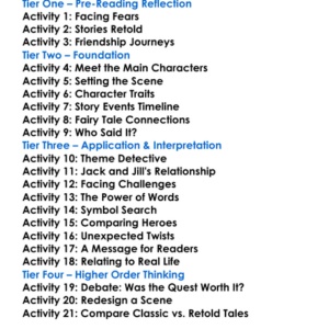 In A Glass Grimmly Adam Gidwitz Worksheet Activity Booklet