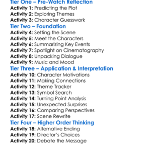 In Darkness We Live 2014 Worksheet Activity Booklet