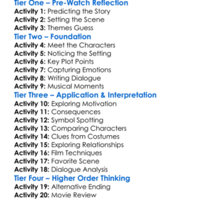 In Fading Light 1989 Worksheet Activity Booklet