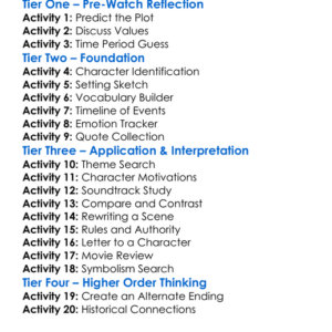 In Pursuit Of Honor 1995 Worksheet Activity Booklet