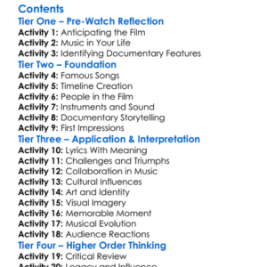 In Restless Dreams The Music Of Paul Simon 2024 Worksheet Activity Booklet