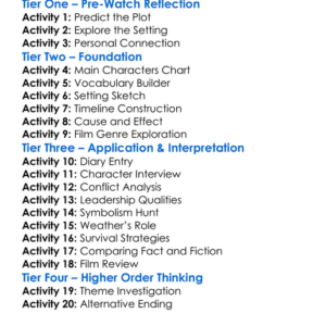In The Heart Of The Sea 2015 Worksheet Activity Booklet