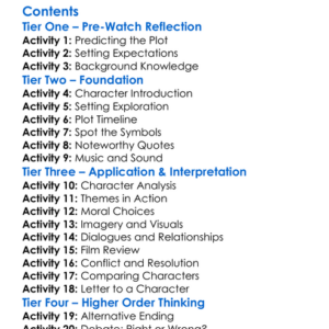 In The Land Of Saints And Sinners 2023 Worksheet Activity Booklet